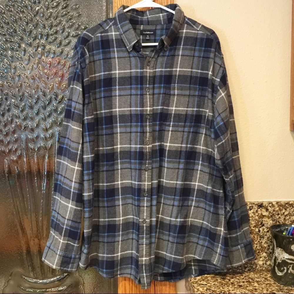 Multi Colored Comfy Flannel Top